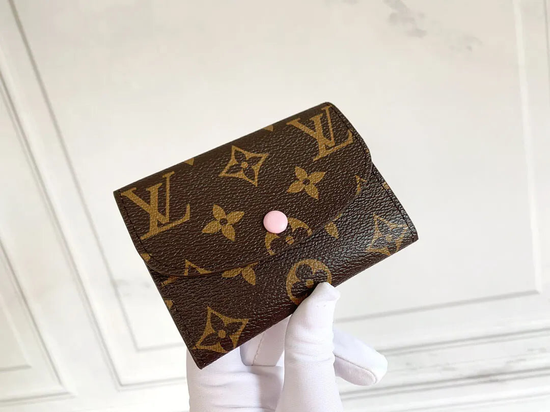 Multi-Color Button Mini Wallet