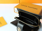 Buckled Color-Blocked Short Wallet
