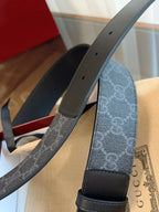 Fabric & Leather Patchwork Belt