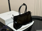 Vintage Glossy Triangle  Handbag
