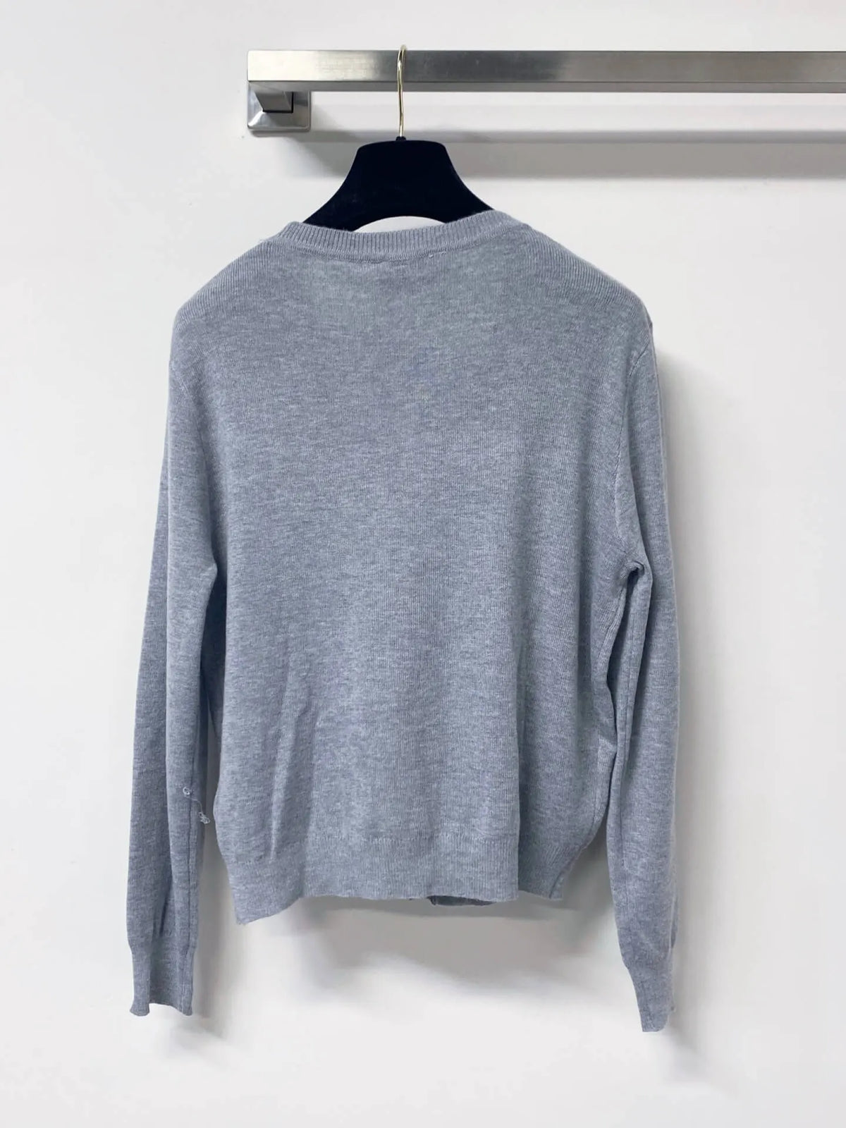 Contrast Fake Two Piece Cardigan