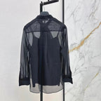 Ruffled Collar Two-Piece Shirt