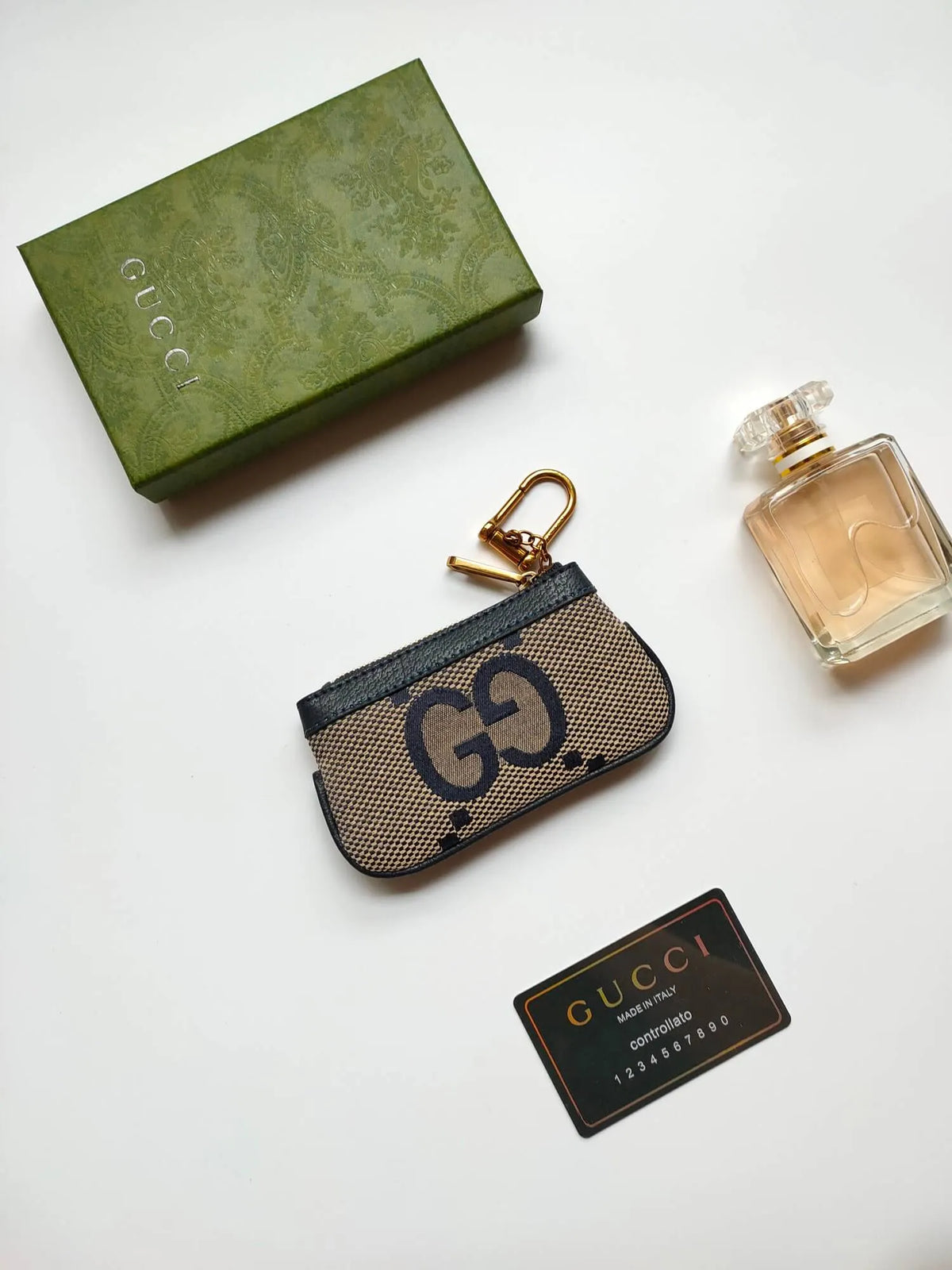 Textured Weave Mini Wallet