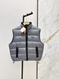 Stand Collar Quilted Vest