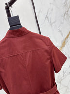 Belted Zipper Casual Jumpsuit