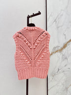 Chunky Knit Vest Cardigan