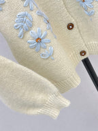 3D Embroidery Knit Cardigan