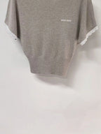 Minimalist Lace Trim Top