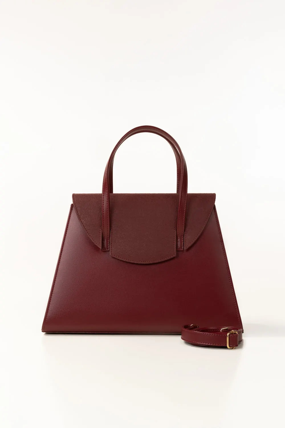Taupe Minimalist Tote Handbag