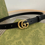 Classic Buckle Slim Belt
