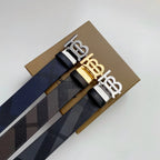 Classic And Minimalist Plaid Belt