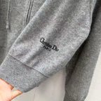 Cashmere Embroidered Hooded Jacket