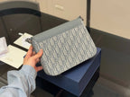 Light-Colored Monogram Messenger Bag