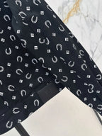 Button Front Printed Crop Jacket