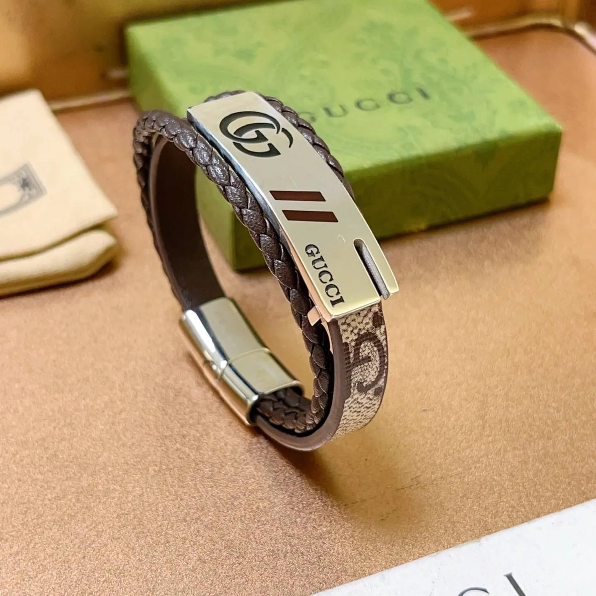 Three-Layer Leather Bracelet