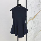 Waist-Cinching Sculptural Hem Tank Top