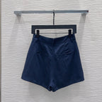 Embroidery Vest Shorts Matching Set