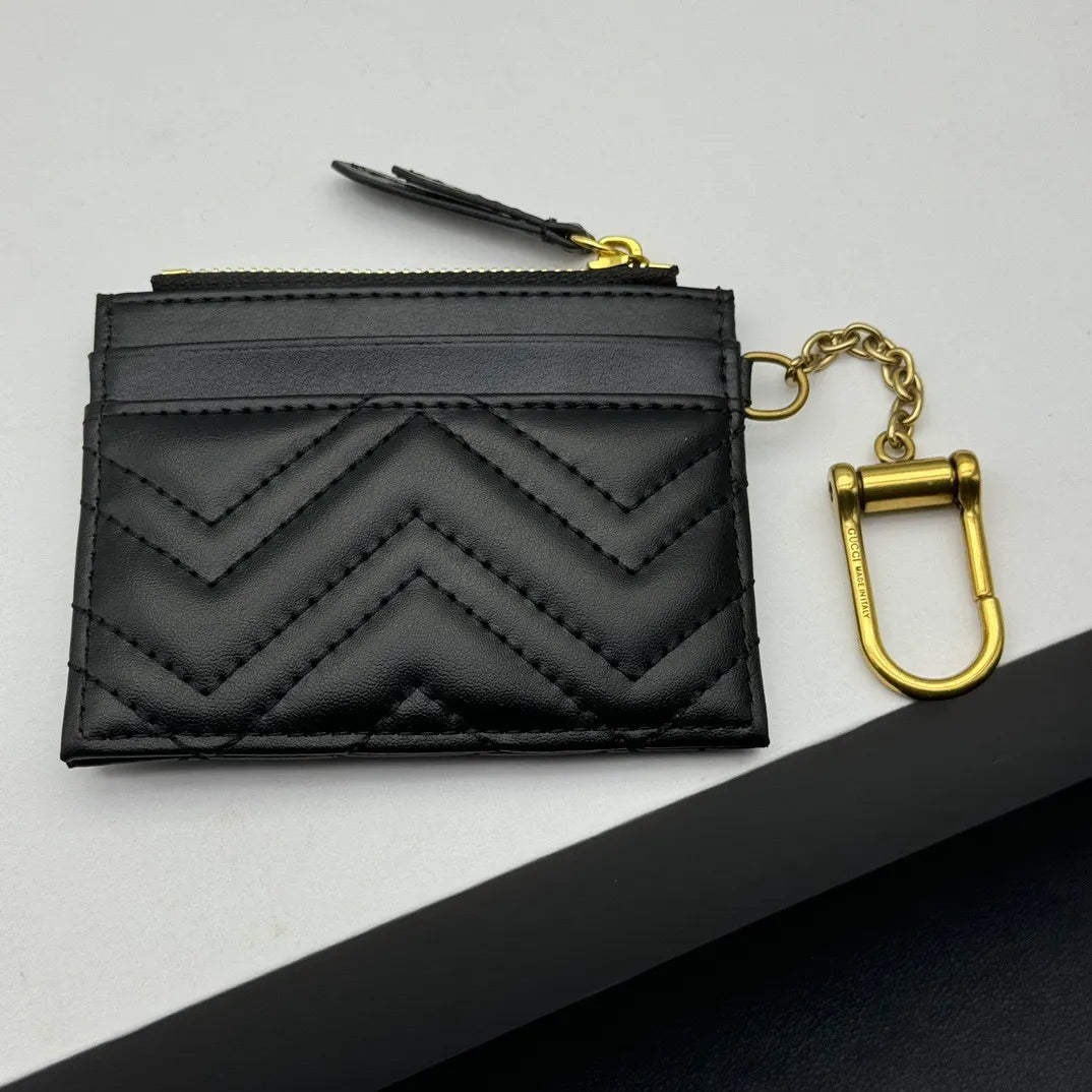Quilted Portable Pouch Wallet