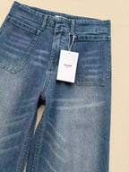 Vintage Washed Flare Jeans