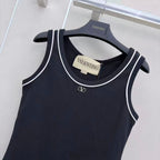 Minimalist Color-Block Vest