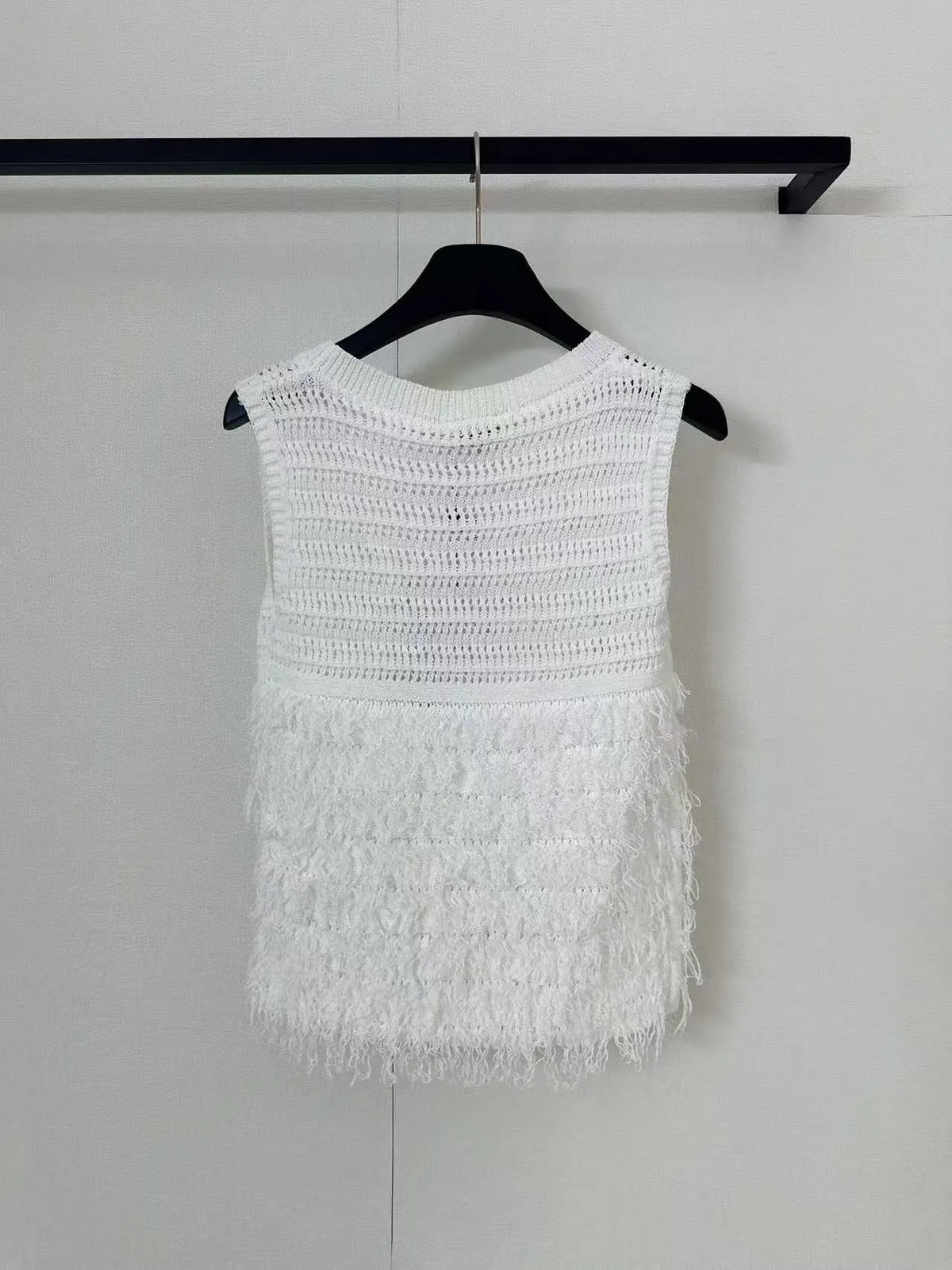 Patchwork Fringe Tank Top