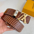 Classic Glossy Leather Belt
