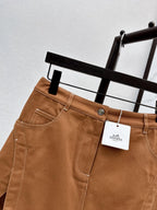 Slit Cargo Mini Skirt
