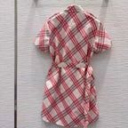 Plaid Shirt Dress