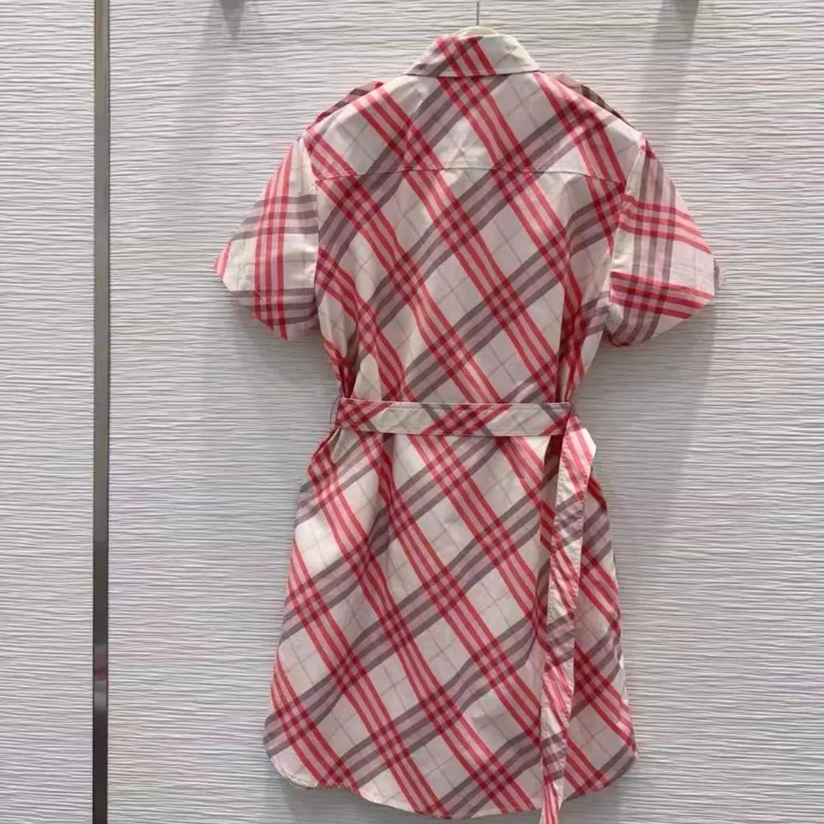 Plaid Shirt Dress