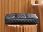 Classic Checkered Briefcase