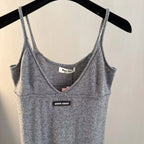 V-Neck Thin Strap Dress