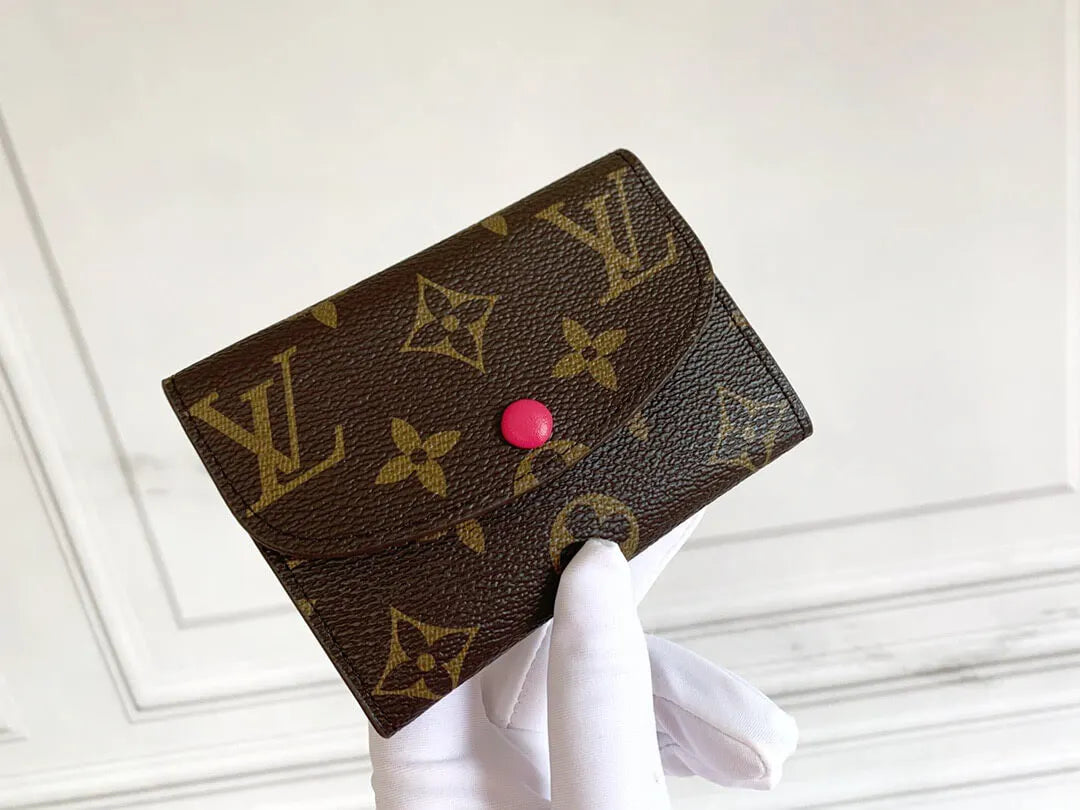 Multi-Color Button Mini Wallet