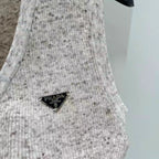 Speckled Melange Zip-Up Vest