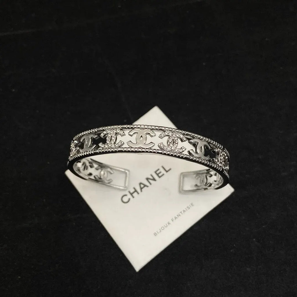 Openwork Double C Bangle