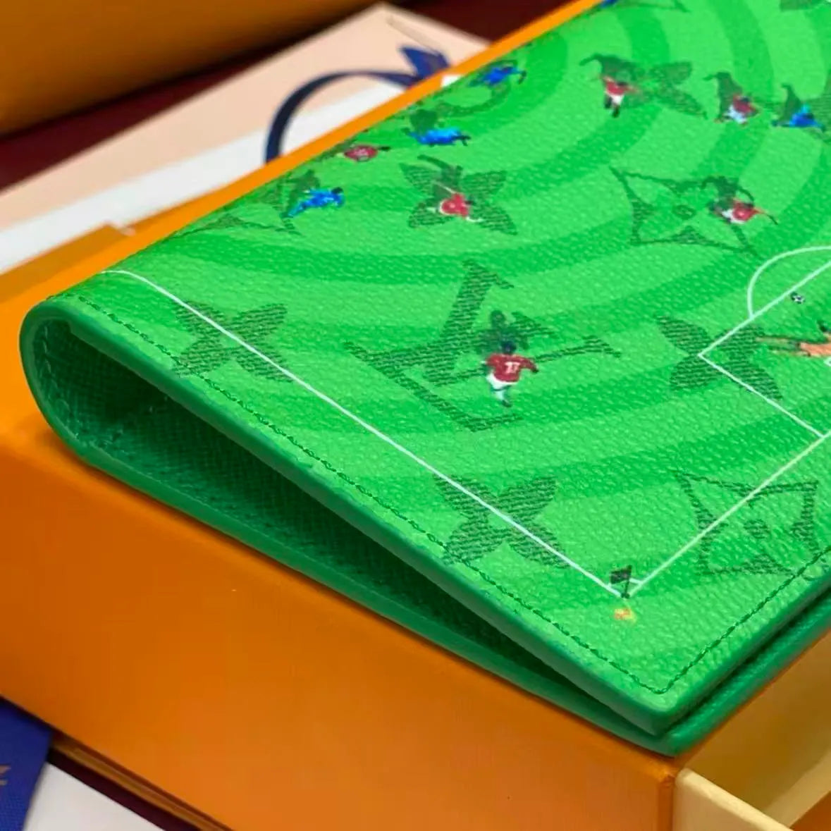 Football Pitch Pattern Wallet & Passport Holder