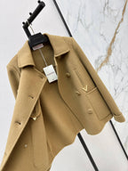 Peter Pan Collar Wool Short Jacket
