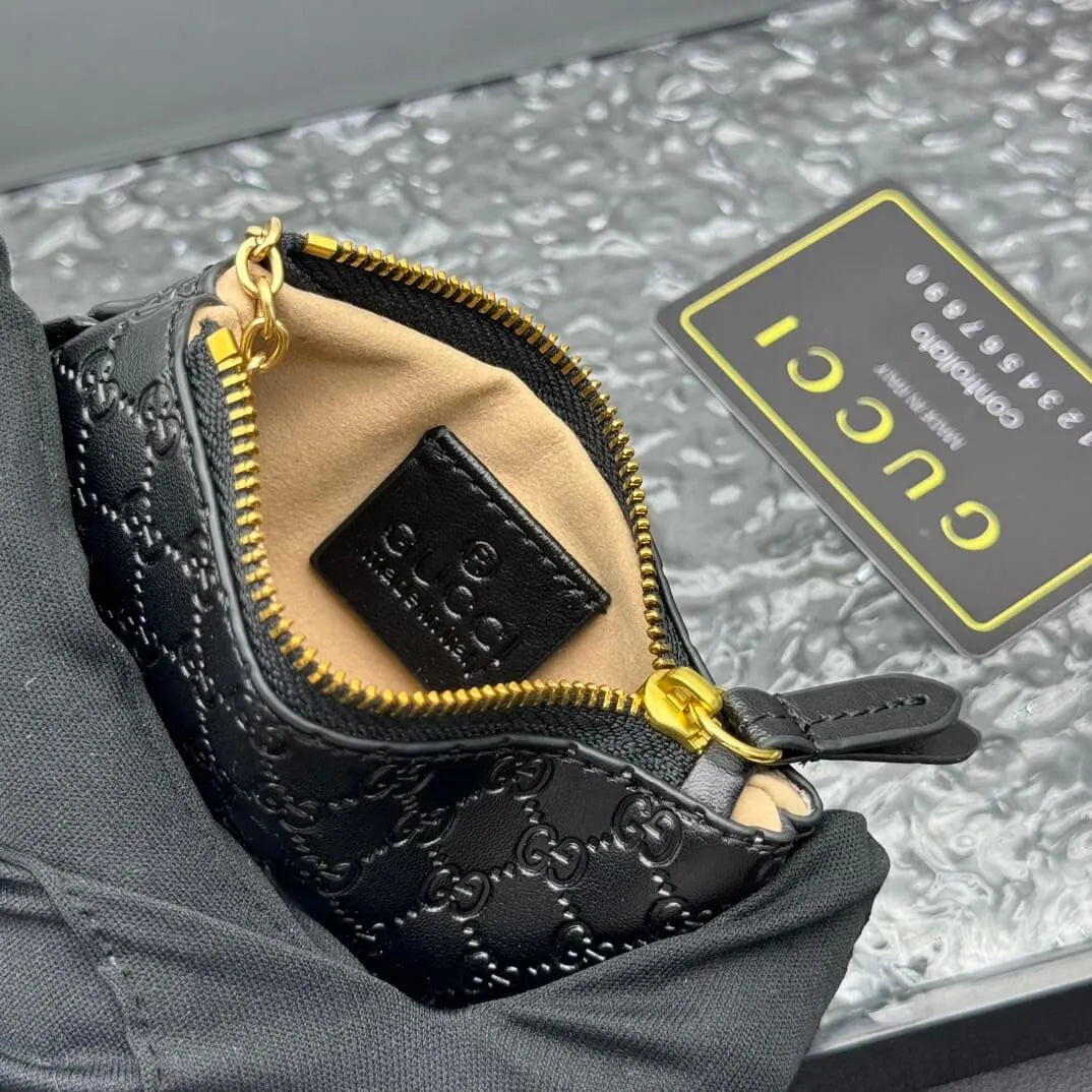 Dark-Weave Mini Wallet