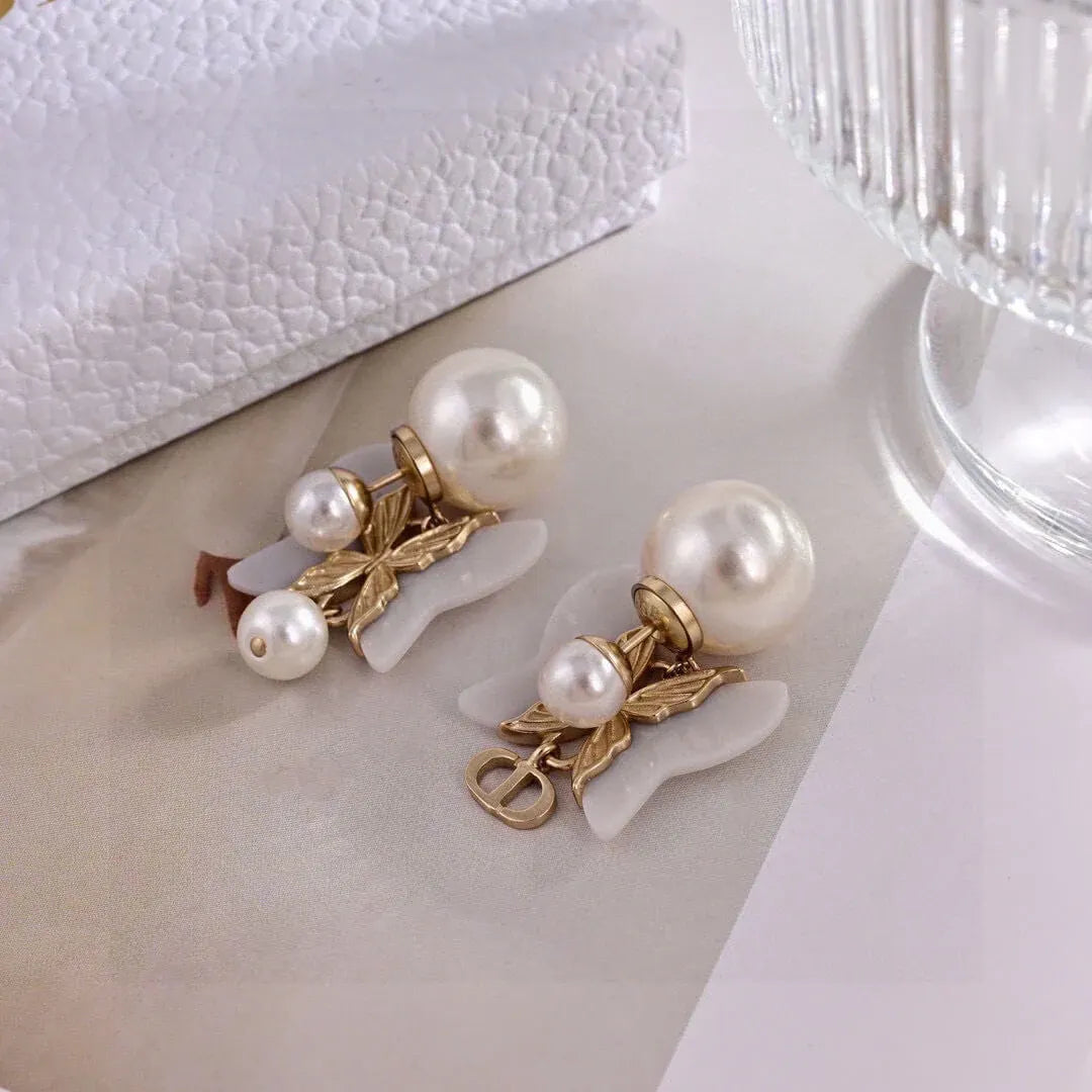Trendy Butterfly Drop Earrings