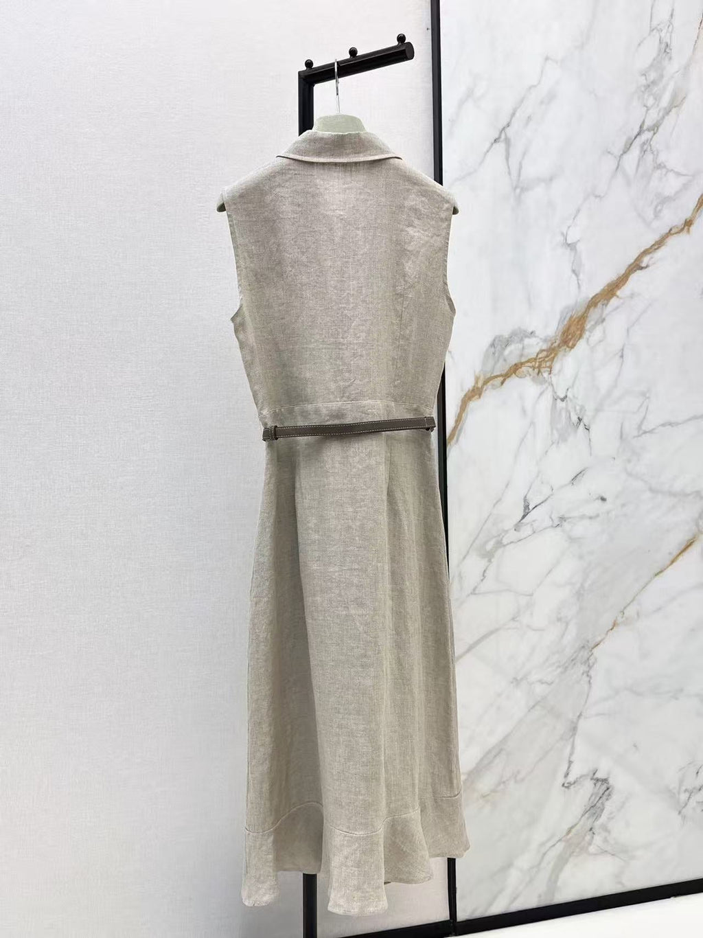Linen Sleeveless Dress