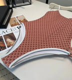 Vintage High-Cut One-Piece Swimsuit