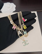 Trendy Initial Pendant Necklace