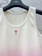 Embroidered Gradient Tank Top