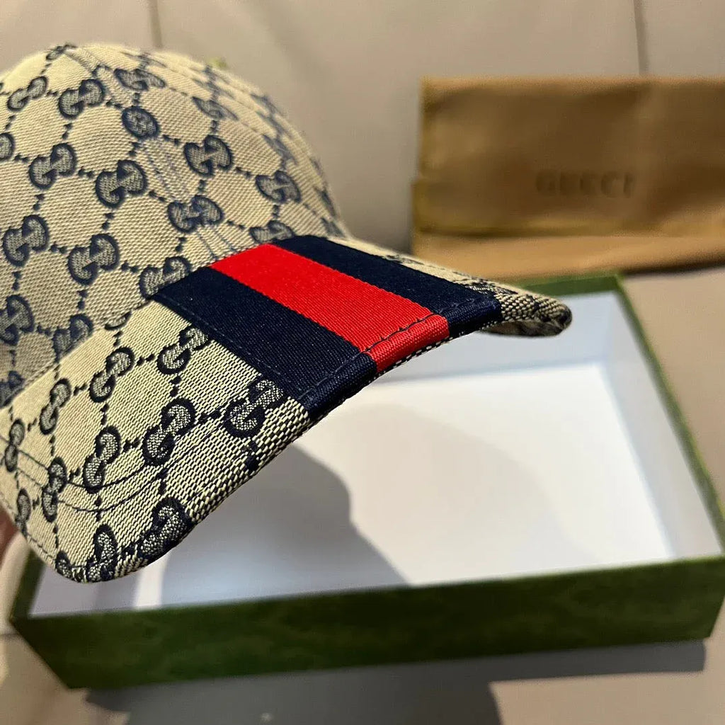 Classic All-Over Embroidered Double G Baseball Cap