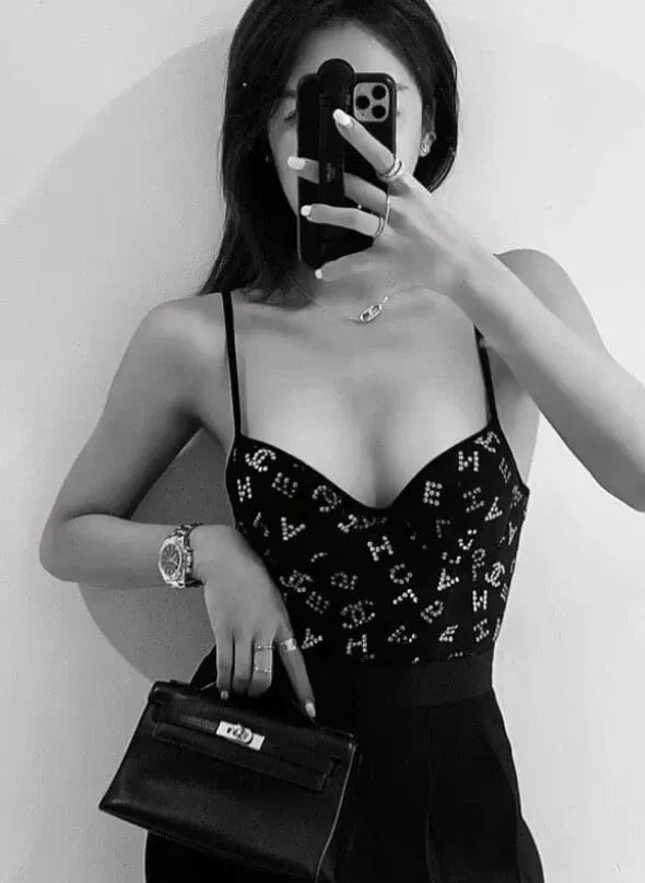 Chic Spaghetti Strap Swimsuit