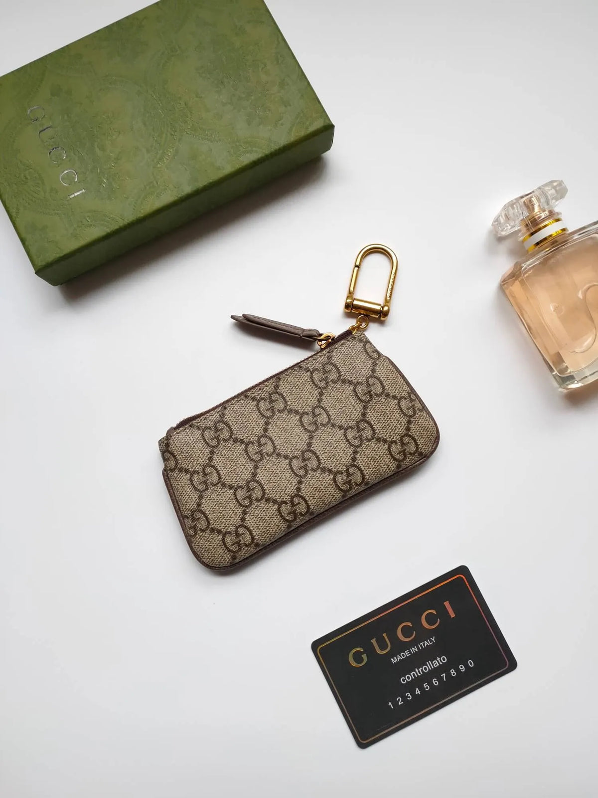 Weave-Pattern Daily Pouch Wallet