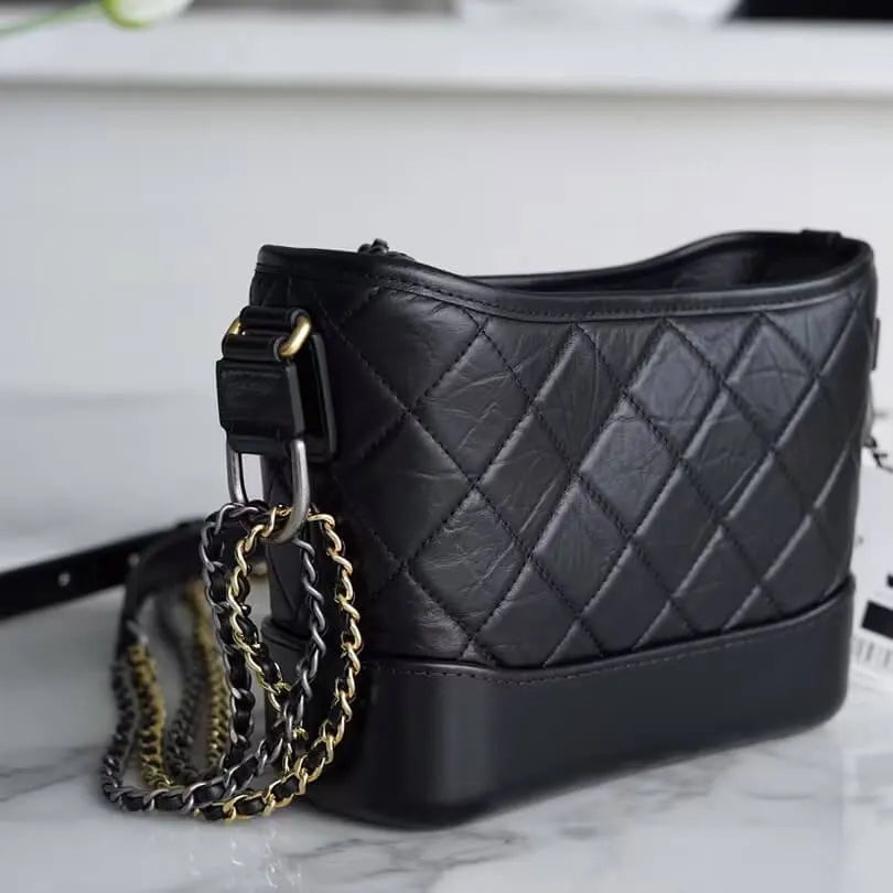 Classic Diamond Quilted Pattern Bag