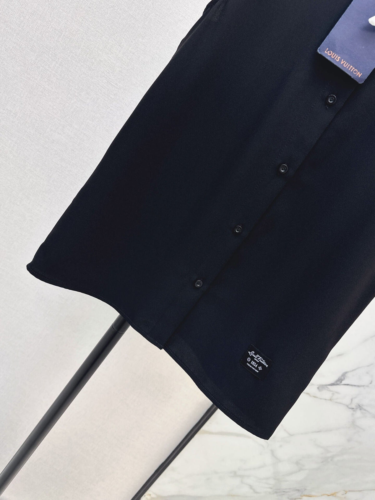 Collar Bow Button Front Tank
