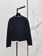 Button Cropped Knit Jacket
