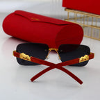 Classic Metal Cheetah Sunglasses