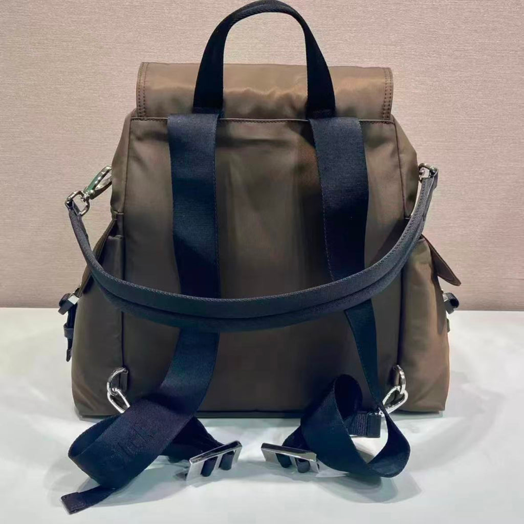 Solid Nylon Backpack